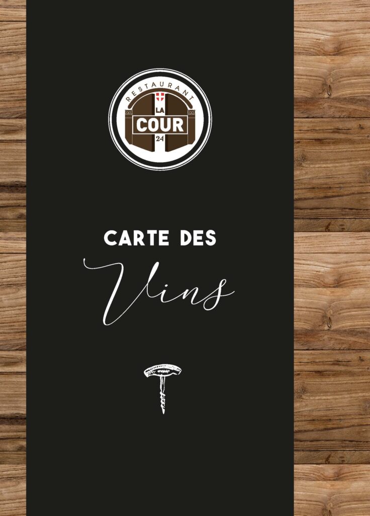 Carte des vins design et communication Annecy Haute Savoie graphisme pubicité