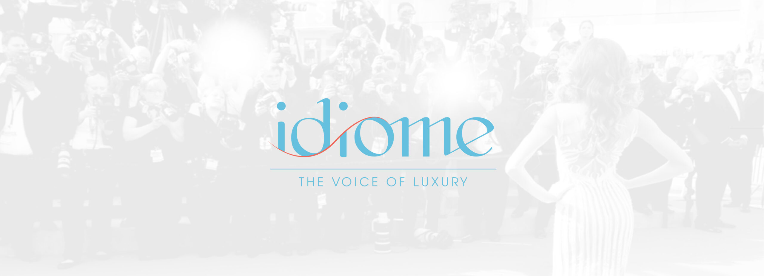 Bandeau de présentation Idiome agence press relations strategie de communication evenement luxe Genève 