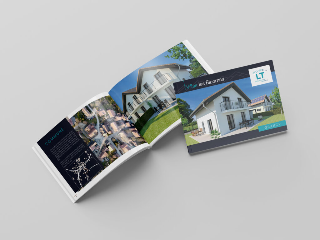 Conception et réalisation de la brochure de commercialisation du programme immobilier