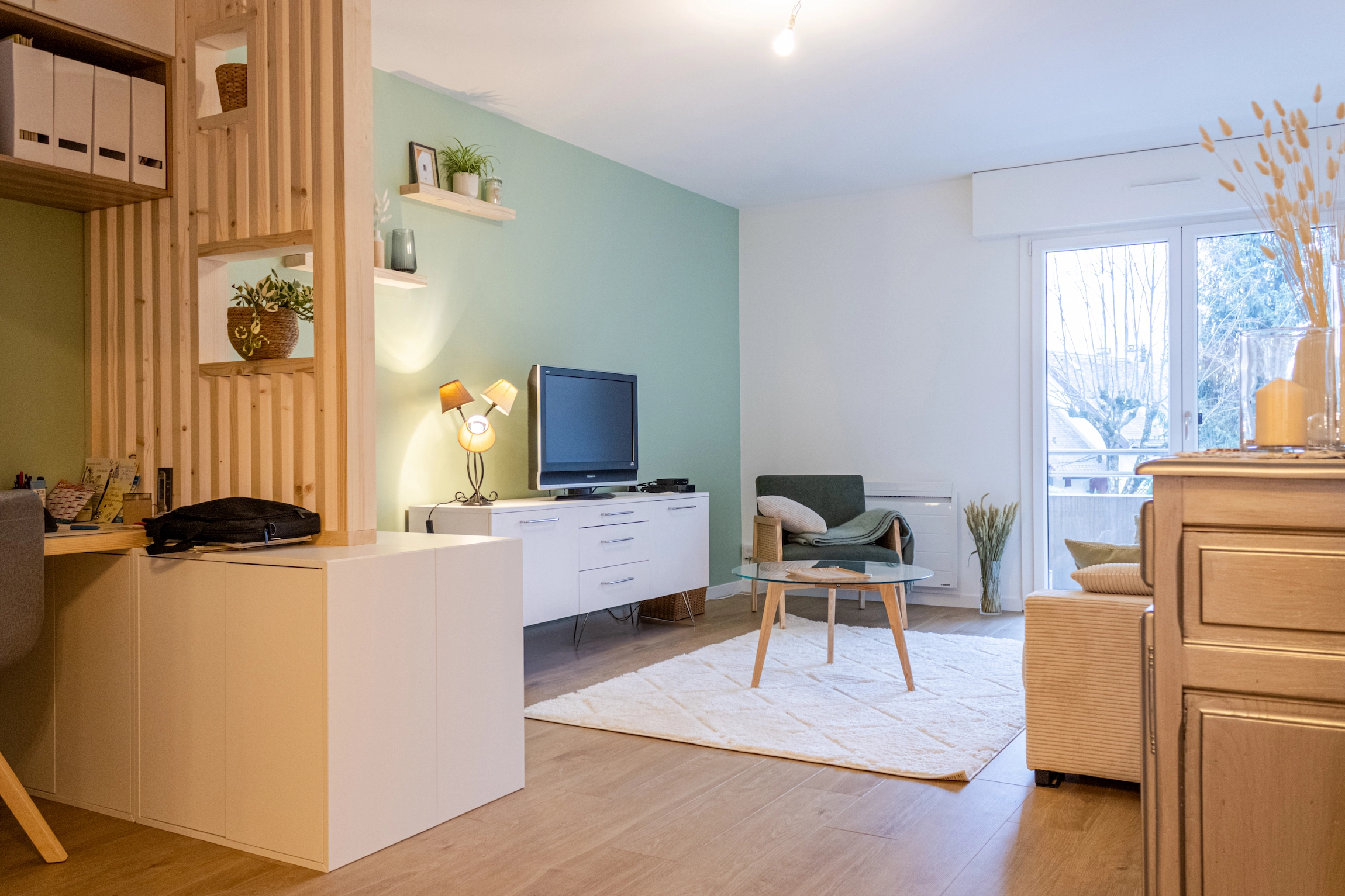 Rénovation d’un appartement ambiance nature – Annecy-le-Vieux